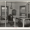 Barber shop in corner of saloon, Craigville, Minnesota