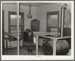 Barber shop in corner of saloon, Craigville, Minnesota