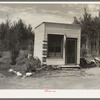 Barber shop in village of Twig, Minnesota