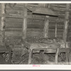 Remains of blacksmith's forge. Abandoned lumber camp, Craigville, Minnesota