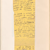 Holograph memoranda, "List of Things Recognised by My Lectures," 3 sets of notes, unsigned, undated
