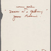 Costume sketches for Dances at a gathering [choreographed by] Jerome Robbins