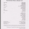 German translation of script, in a printed booklet