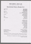 German translation of script, in a printed booklet