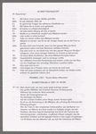 German translation of script, in a printed booklet