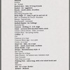 Prop list (four successive drafts)