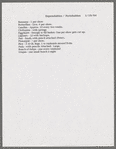 Prop list (four successive drafts)