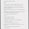 Prop list (four successive drafts)