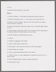 Prop list (four successive drafts)