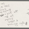 Index cards listing production props