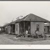 Row of houses. Mexican quarter, San Antonio, Texas