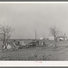 Camp of Mexican laborers working in and around El Indio, Texas. El Indio is a real estate development, rural and urban