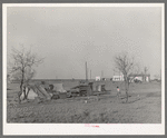 Camp of Mexican laborers working in and around El Indio, Texas. El Indio is a real estate development, rural and urban