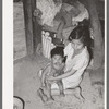 Mexican children in kitchen. San Antonio, Texas