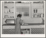 Kitchen in home of Mr. Ernest Milton, El Indio, Texas, pioneer