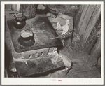 Stove in Mexican house. San Antonio, Texas
