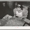 Classifying pecan meats. Pecan shelling plant. San Antonio, Texas
