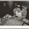 Classifying pecan meats. Pecan shelling plant. San Antonio, Texas