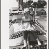 Decorated car in the Fourth of July parade at Vale, Oregon
