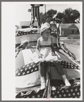 Decorated car in the Fourth of July parade at Vale, Oregon