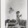 Decorated car in the Fourth of July parade at Vale, Oregon