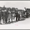Watching the parade on the Fourth of July at Vale, Oregon