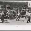 Street scene after the Fourth of July parade at Vale, Oregon