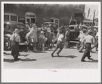Street scene after the Fourth of July parade at Vale, Oregon