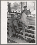 Cold drink stand at the picnic grounds on the Fourth of July, Vale, Oregon