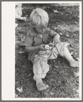 Little boy enjoys his ice cream, Fourth of July, Vale, Oregon