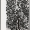 Boy on float in Fourth of July parade, Vale, Oregon