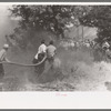 Fighting grass fire on the Fourth of July, Vale, Oregon