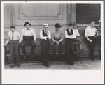 In front of bank, Walla Walla, Washington