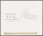 Housing for agricultural workers at the FSA (Farm Security Administration) farm workers community, Woodville, California
