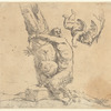 Satyr Being Whipped by an Angel
