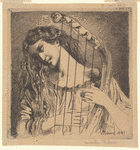 Woman and Harp