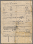 Selective Service induction report for Jerome Robbins