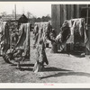 Quilts of family on relief near Jefferson, Texas