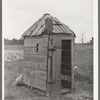 Privy of Negro sharecropper near Marshall, Texas