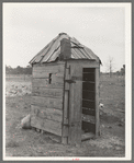 Privy of Negro sharecropper near Marshall, Texas