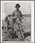 Tenant farmer on thirds and fourths near Marshall, Texas