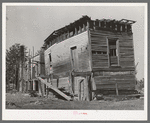 Ruins of old plantation house near Marshall, Texas