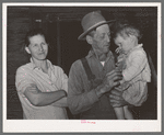 Wife and husband and child. Note condition of woman's teeth. Living on outskirts of Jefferson, Texas