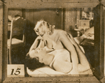 Mae West and an unidentified actor in the stage production The Constant Sinner