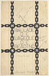 Maquette for a binding for Oscar Wilde's Ballade de la geôle de Reading