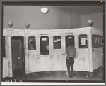 Scene in bank. San Augustine, Texas