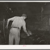 Blacksmith at work. San Augustine, Texas