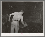 Blacksmith at work. San Augustine, Texas