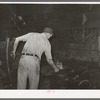 Blacksmith at work. San Augustine, Texas