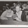 Students in vocational agricultural class. High school, San Augustine, Texas